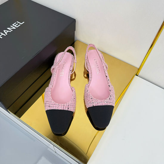 Chanel Classic Slingback Flats Premium Sheepskin Upper Leather Sole