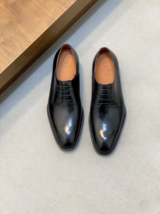 Berluti Premium Leather Formal Dress Shoes with Hand-finished Patina