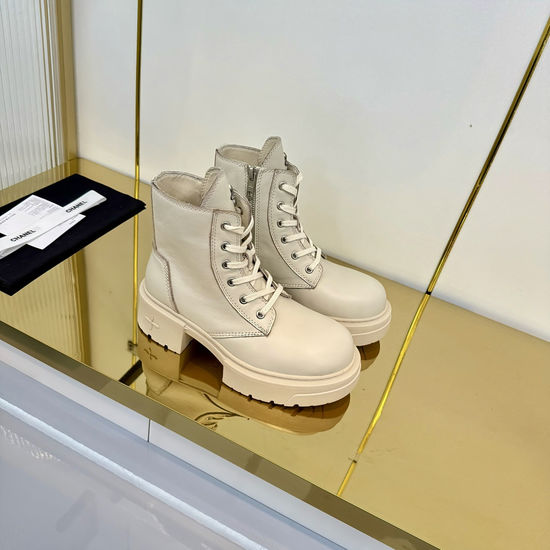 SMFK Thick Sole Platform Boots with Comfortable Soft Upper