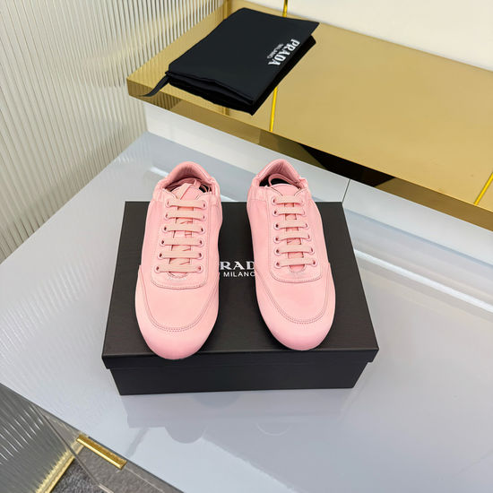 Prada Lace-up Casual Flat Shoes Premium Upper Soft Insole