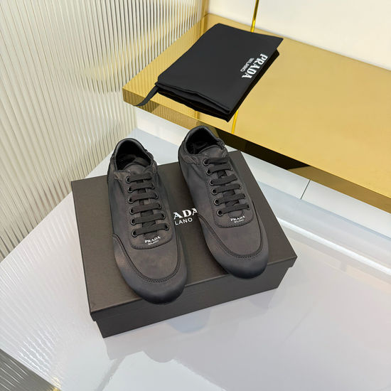 Prada Lace-up Casual Flat Shoes Premium Upper Soft Insole