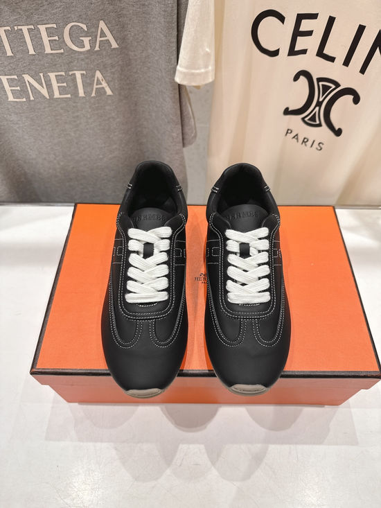 Hermes Color-block Casual Sneakers Comfortable Non-slip Fashion Footwear
