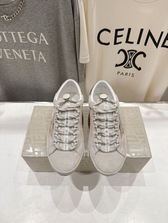 Golden Goose Vintage Distressed Thick Sole Casual Shoes