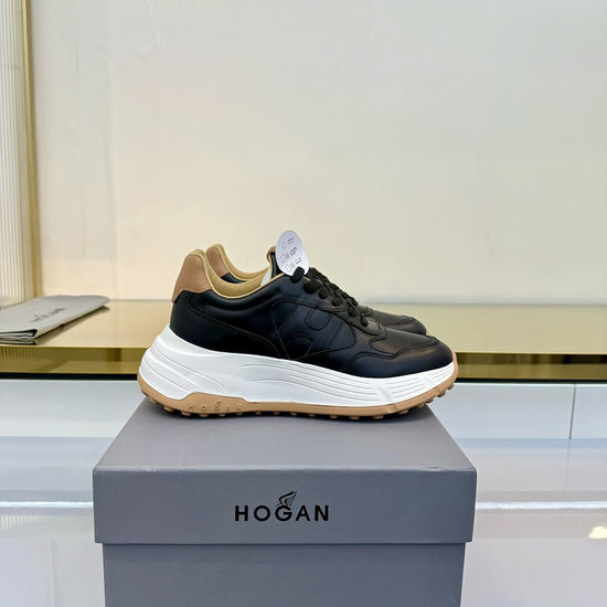 Hogan Classic Casual Sneakers Premium Leather Upper Comfortable Footwear