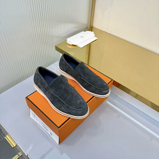 Hermes Vintage Inspired Loafers with Premium Suede Upper