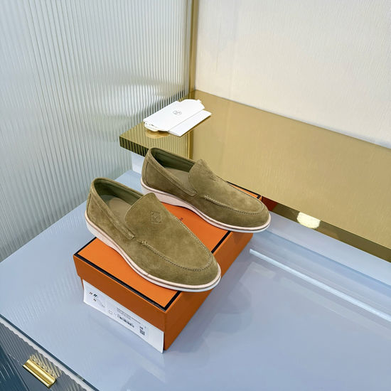 Hermes Vintage Inspired Loafers with Premium Suede Upper