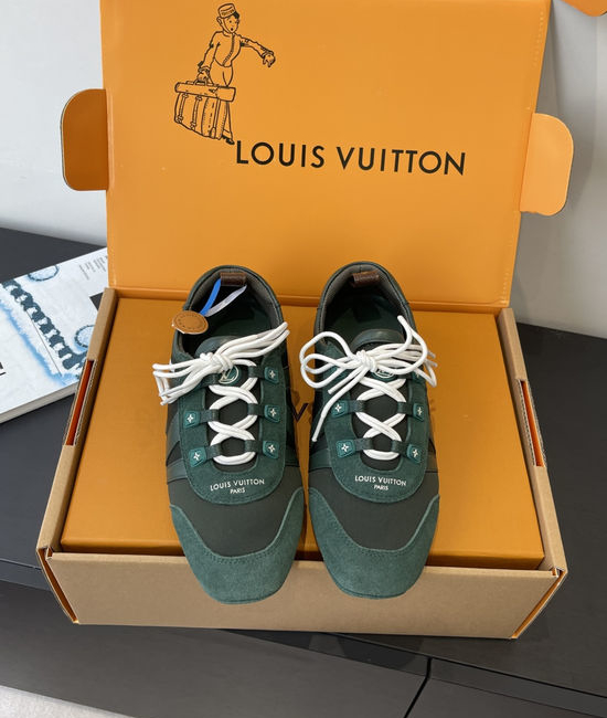 Louis Vuitton LV Suede Leather Comfortable Casual Dance Athletic Shoes