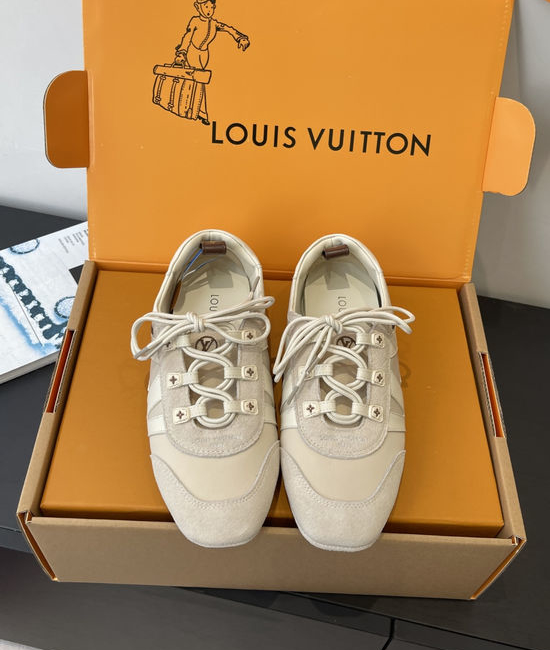 Louis Vuitton LV Suede Leather Comfortable Casual Dance Athletic Shoes
