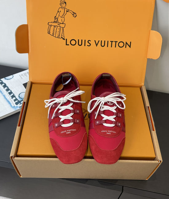 Louis Vuitton LV Suede Leather Comfortable Casual Dance Athletic Shoes