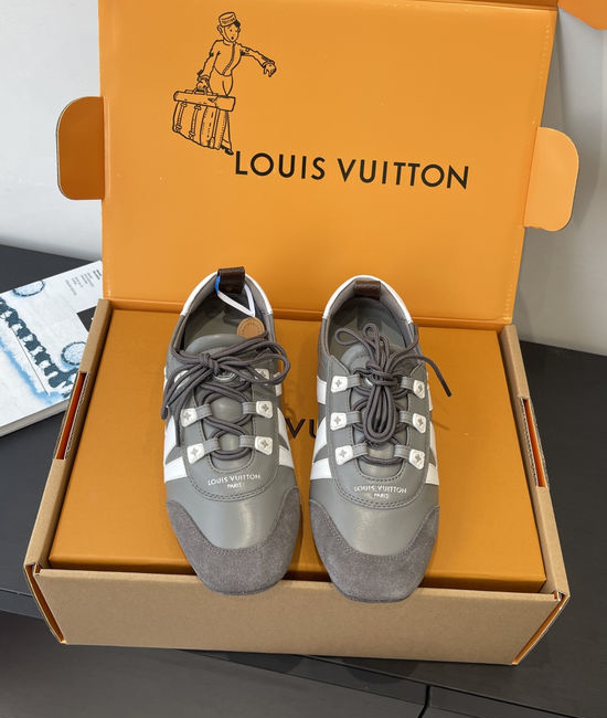 Louis Vuitton LV Suede Leather Comfortable Casual Dance Athletic Shoes