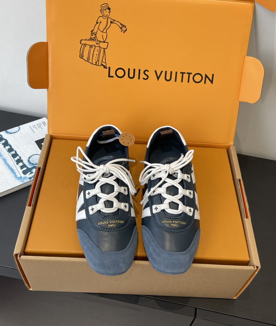 Louis Vuitton LV Suede Leather Comfortable Casual Dance Athletic Shoes