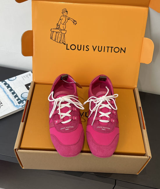 Louis Vuitton LV Suede Leather Comfortable Casual Dance Athletic Shoes