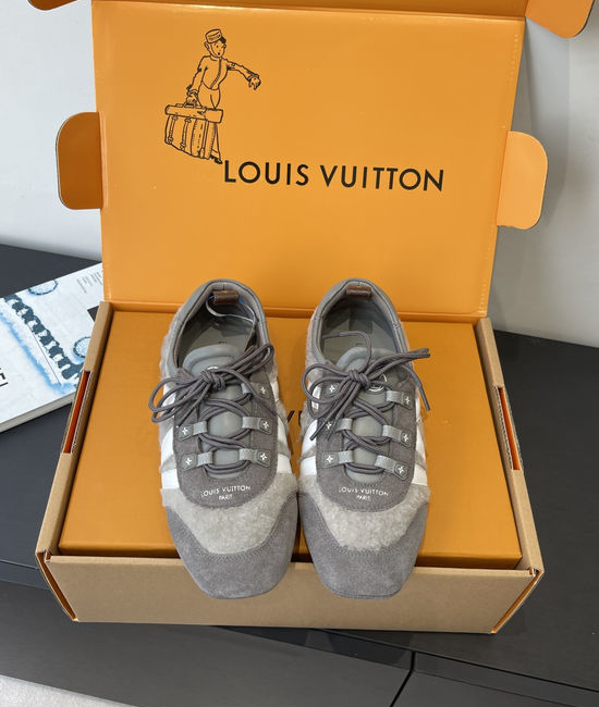 Louis Vuitton LV Suede Leather Comfortable Casual Dance Athletic Shoes