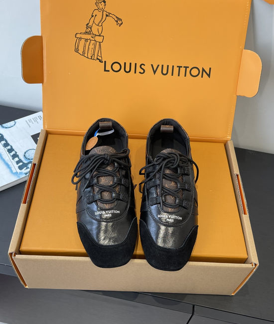 Louis Vuitton LV Suede Leather Comfortable Casual Dance Athletic Shoes