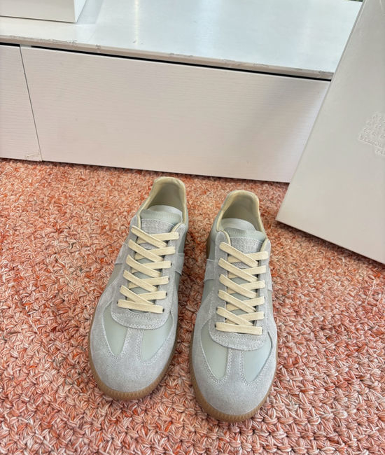 Maison Margiela Classic Cowhide Suede Stitching Casual Training Shoes