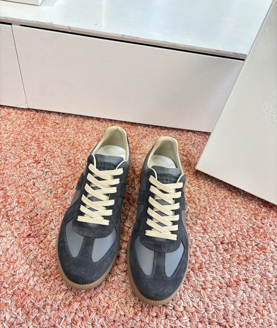 Maison Margiela Classic Cowhide Suede Stitching Casual Training Shoes