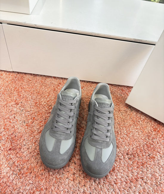 Maison Margiela Classic Cowhide Suede Stitching Casual Training Shoes