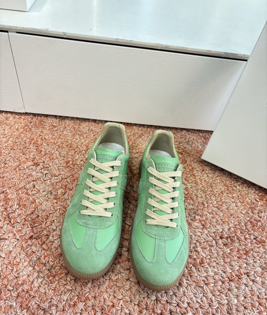 Maison Margiela Classic Cowhide Suede Stitching Casual Training Shoes