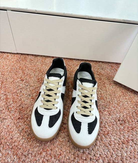 Maison Margiela Classic Cowhide Suede Stitching Casual Training Shoes
