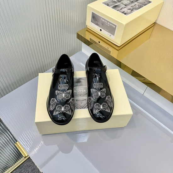 Tokyo Bopper Butterfly Pattern Casual Shoes with Premium Leather Upper