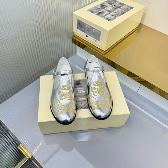 Tokyo Bopper Butterfly Pattern Casual Shoes with Premium Leather Upper