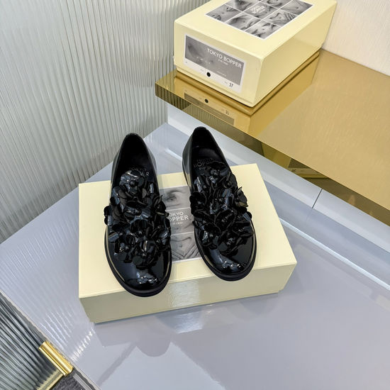 Tokyo Bopper Butterfly Pattern Casual Shoes with Premium Leather Upper