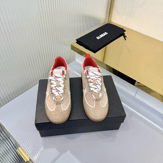 Alohas Handcrafted Suede Casual Trainers with Comfort Insole