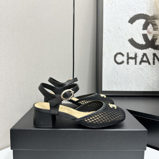 Chanel Satin Upper Casual Shoes with Premium Leather Sole