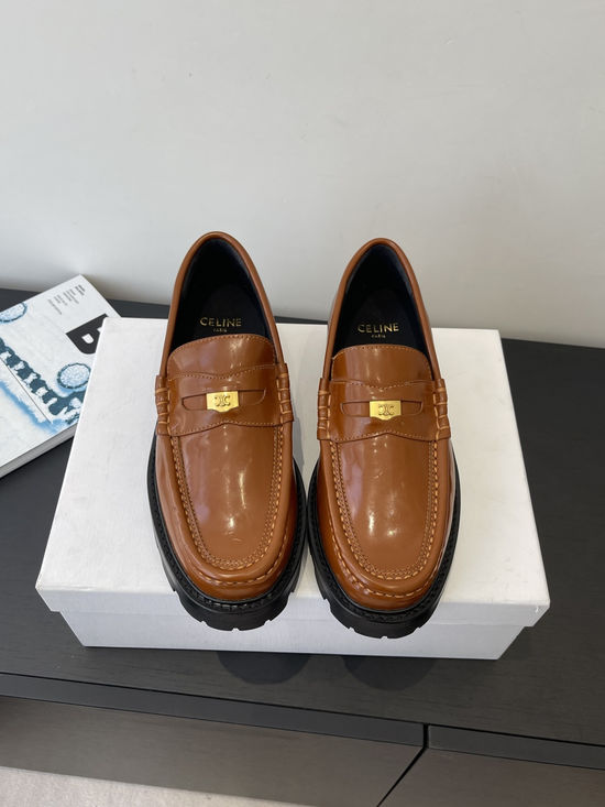 Celine Classic Loafers with Tassel Details for Versatile Style
