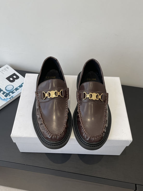 Celine Classic Loafers with Tassel Details for Versatile Style