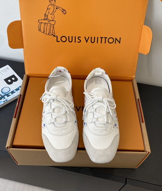 Louis Vuitton LV Suede Leather Comfortable Casual Dance Athletic Shoes