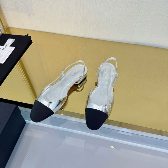 Chanel Classic Slingback Flats Premium Sheepskin Upper Leather Sole