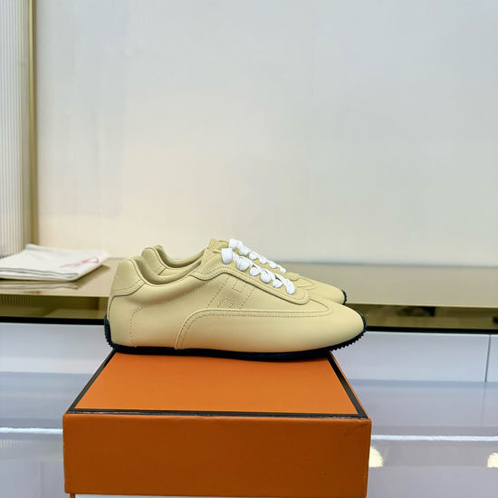Hermes Vintage Retro Casual Sneakers with Premium Soft Upper