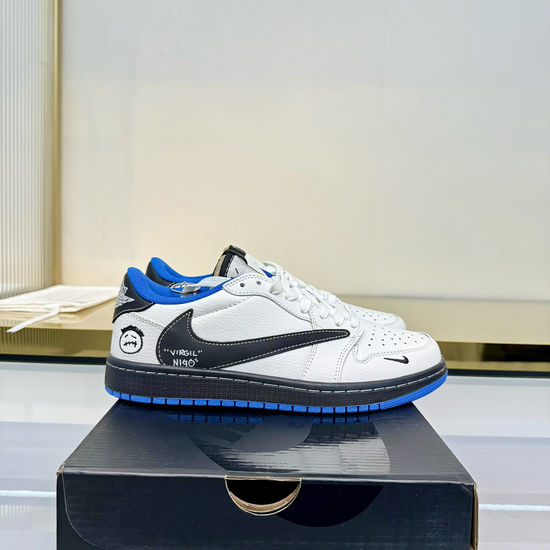 Nike Premium Custom Low Top Retro Basketball Shoes With Box