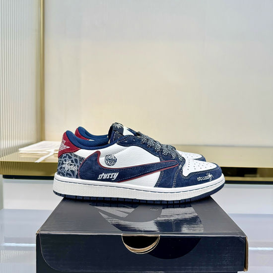Nike Premium Custom Low Top Retro Basketball Shoes With Box