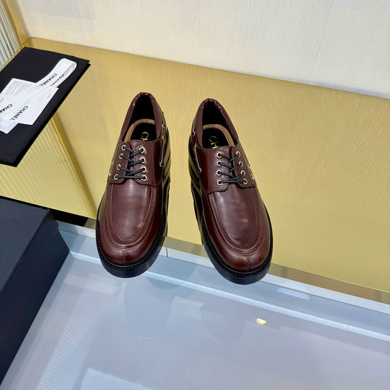 Chanel Classic Logo Loafer Shoes Soft Leather Lining