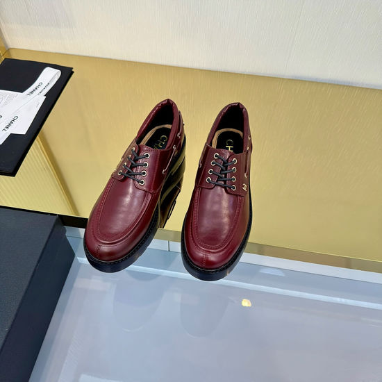 Chanel Classic Logo Loafer Shoes Soft Leather Lining