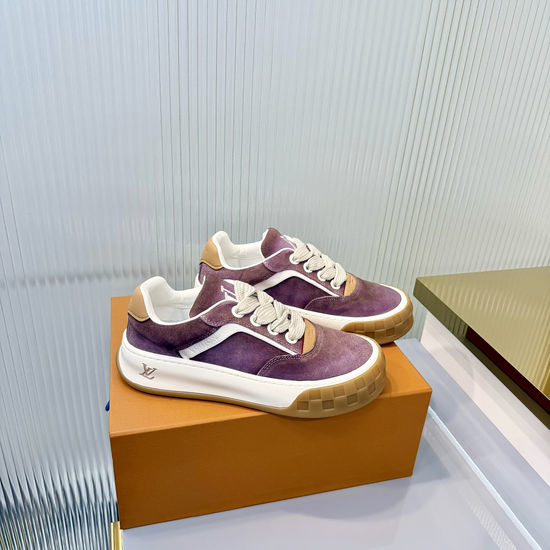 Louis Vuitton LV Premium Leather Comfortable Casual Walking Shoes