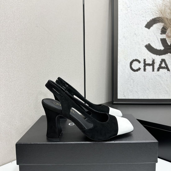 Chanel Classic Sheepskin Slides with Luxury Packaging