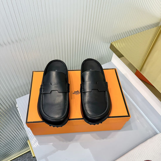 Hermes Exclusive Handcrafted Leather Footwear