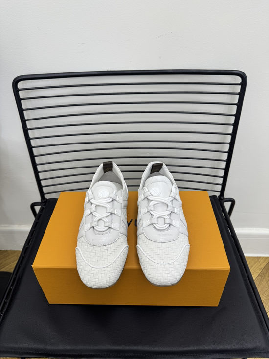 Louis Vuitton Suede Leather Ballet Flat Casual Sports Shoes