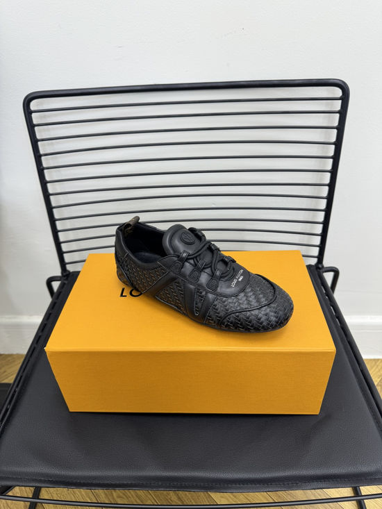 Louis Vuitton Suede Leather Ballet Flat Casual Sports Shoes