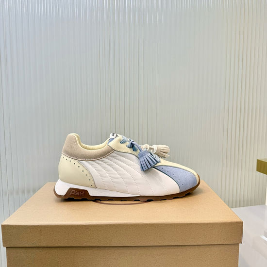 ASH Vintage Suede Leather Sneakers Comfortable Casual Shoes