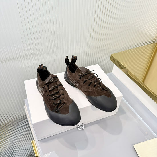 Loewe Breathable Mesh Running Shoes with Non-slip Sole