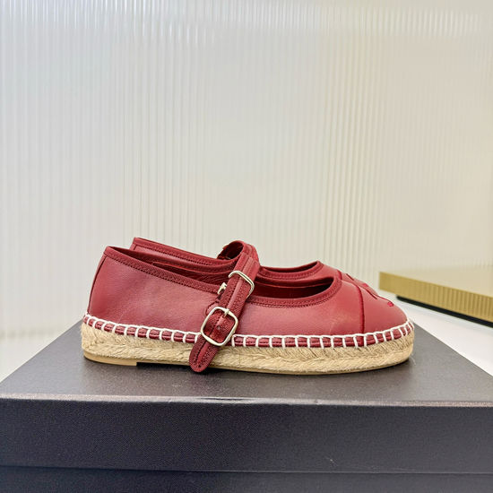 Chanel Buckled Espadrilles Soft Lining Comfortable Shoes