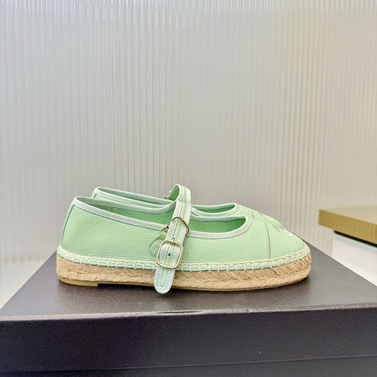 Chanel Buckled Espadrilles Soft Lining Comfortable Shoes