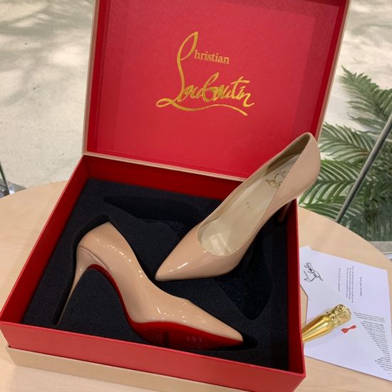 Christian Louboutine Premium Leather Comfortable Dress Shoes With Gift Box