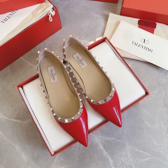 Valentino Pointed Toe Rivet Sandals with Premium Leather Lining