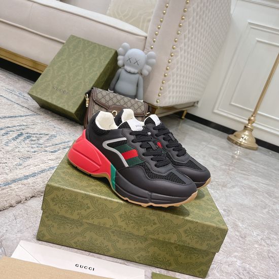 Gucci Premium Leather Casual Shoes Comfortable Versatile Fashion Footwear