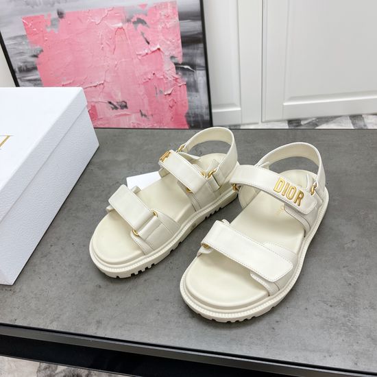 Christian Dior Casual Adjustable Strap Comfortable Sandals Premium Leather Lining